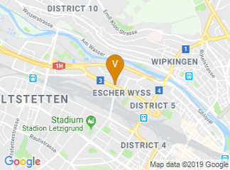 map of Sheraton Zurich Hotel