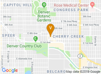 map of Cherry Creek Beer Garden
