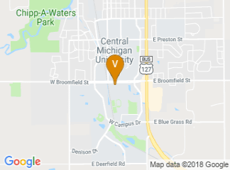 map of Central Michigan University
