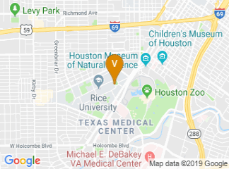 map of Rice University Office of Admission