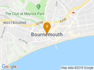 map of Hilton Bournemouth