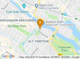 map of Festsaal Kreuzberg