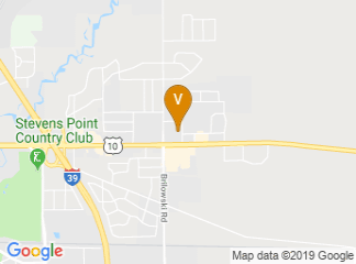 map of Holiday Inn Express & Suites Stevens Point