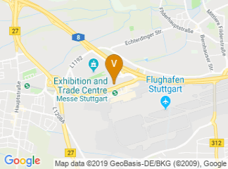 map of Mövenpick Hotel Stuttgart Messe & Congress