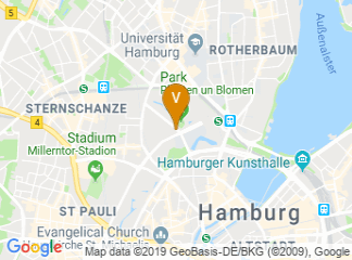 map of IntercityHotel Hamburg Dammtor-Messe