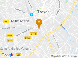 map of Le Cube Troyes Champagne Expo