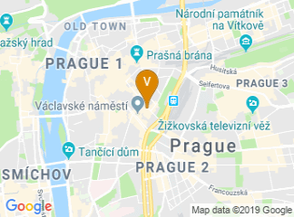 map of Hotel Grandium Prague