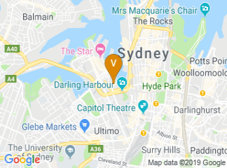 map of Sofitel Sydney Darling Harbour