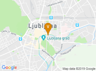 map of Faculty of Law, University of Ljubljana