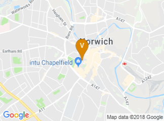 map of The Forum Norwich