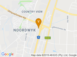 map of Protea Hotel by Marriott Midrand