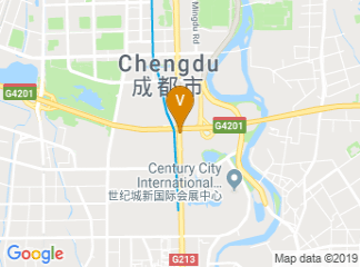 map of Western China International Expo City