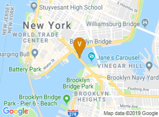map of Brooklyn Bridge