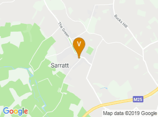 map of Sarratt Village Hall