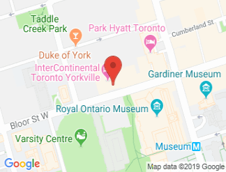 map of InterContinental Toronto Yorkville