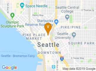 map of Sheraton Seattle Hotel