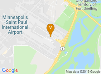 map of InterContinental Minneapolis - St. Paul Airport