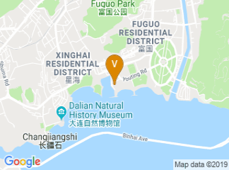 map of Dalian Xinghai Bay Marina