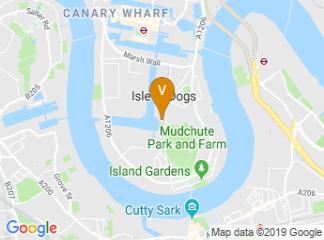 map of Docklands Academy, London