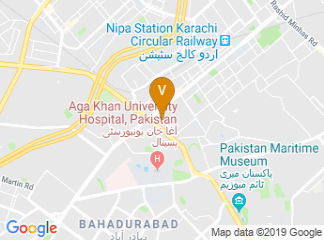 map of Karachi, Expo Center, Pakistan