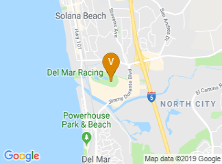 map of Del Mar Racing