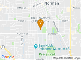 map of The University of Oklahoma