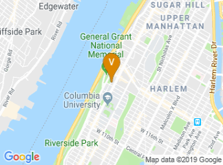 map of Manhattan School of Music