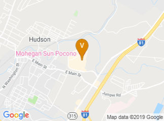 map of Mohegan Sun Pocono