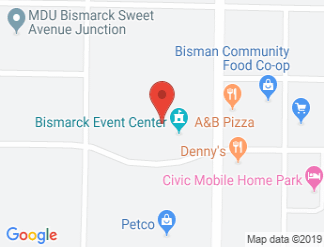 map of BISMARCK EVENT CENTER