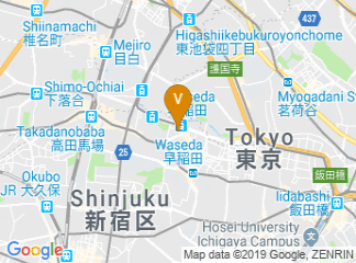 map of Waseda Univ. International Conference Center