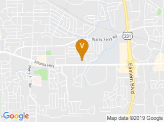 map of Eastmont Baptist Church