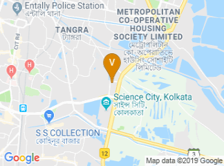 map of ITC Royal Bengal