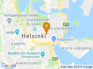 map of Helsinki Collegium for Advanced Studies
