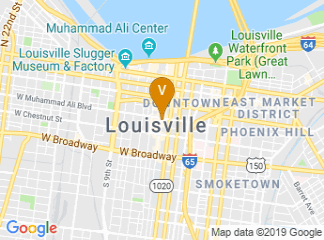 map of Embassy Suites by Hilton Louisville Downtown