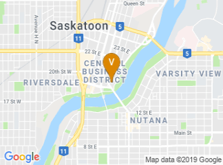 map of Delta Hotels by Marriott Saskatoon Downtown