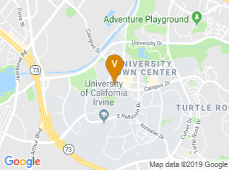 map of UNIVERSITY OF CALIFORNIA - IRVINE