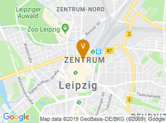 map of Leipzig Marriott Hotel