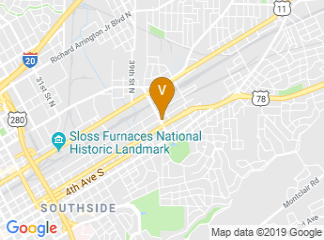 map of Avondale Brewing Company
