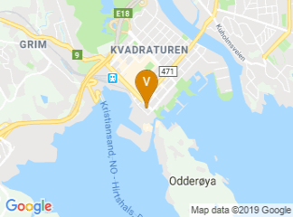 map of Radisson Blu Caledonien Hotel, Kristiansand