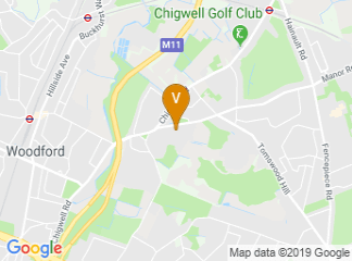 map of Hallmark Hotel London Chigwell Prince Regent