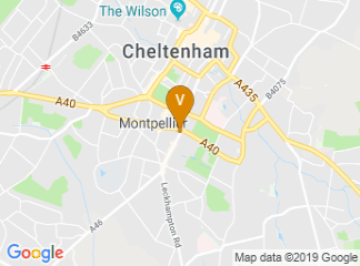 map of Cheltenham Festivals