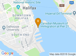map of Canadian Museum of Immigration at Pier 21