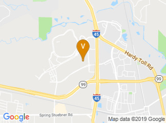map of Houston CityPlace Marriott at Springwoods Village