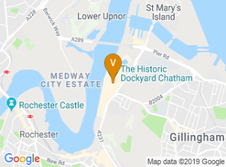 map of The Historic Dockyard Chatham