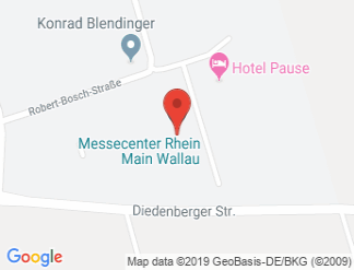 map of Messecenter Rhein Main Wallau