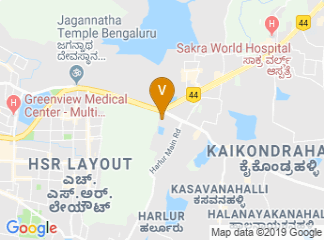 map of DoubleTree Suites by Hilton Hotel Bangalore