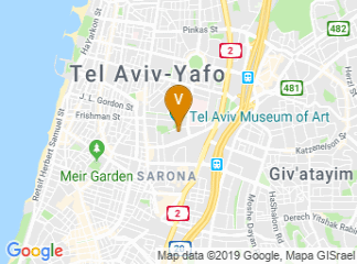 map of Tel Aviv Museum of Art
