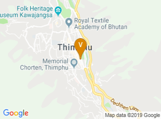 map of Hotel Druk Thimphu Bhutan