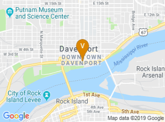 map of Figge Art Museum