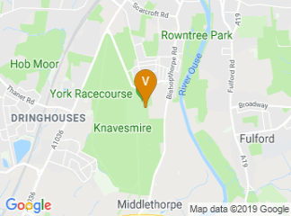map of York Racecourse Hospitality, Conference and Events